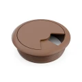 Desk cable grommet - plastic AT-350 #60 Bright brown (rustikal)