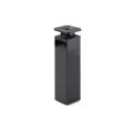Furniture leg DN-027 H-150 A12/T2 Black Matt/Black (A1/P2 Shiny black painted)