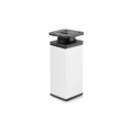 Furniture leg DN-027 H-100 P1 Shiny white painted/T2 White/Black