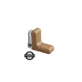 Furniture angle bracket  KN-375 T14 Walnut