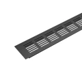 Plinth vent KR-445 800*60 A12 (P2 Shiny black painted)