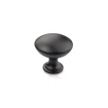 Furniture knob GM-330 P2 Shiny black painted