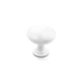 Furniture knob GM-330 P1 Shiny white painted