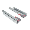 Undermount drawer slide PK-124-400 p/w. Soft Close (3D front adjustment)