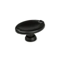 Furniture knob GM-220 P2 Shiny black painted