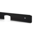 Worktop angle edging strip AT-635 38K A12 (P2 Shiny black painted)