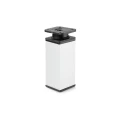 Furniture leg DN-027 H-120 P1 Shiny white painted/T2 White/Black
