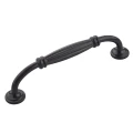 Furniture handle UM-564 L-128 P2 Shiny black painted