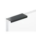 Furniture handle UM-494 L-64 A12 (P2 Shiny black painted)