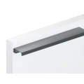 Furniture handle UM-476 L-128 A12 (P2 Shiny black painted)