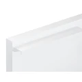 Furniture handle UM-476 L-128 P1 Shiny white painted