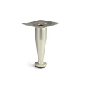 Furniture leg DN-805 P H-100 G5 Satin nickel stożkowa