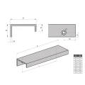 Furniture handle UM-490 L-32 P59
