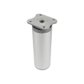 Furniture leg DN-037 H-120 #40 A6/T3 alu./gray