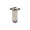 Furniture leg DN-738 P H-100 G5 Satin nickel square