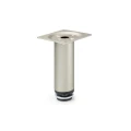 Furniture leg DN-737 P H-100 G5 Satin nickel #25 satin
