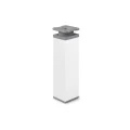 Furniture leg DN-027 H-150 P1 Shiny white painted/T3 White/gray