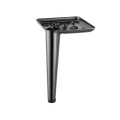 Furniture leg DN-705 H-150 P2 Shiny black painted