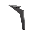 Furniture leg DN-733 H-170 P2 Shiny black painted
