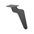 Furniture leg DN-731 H-170 P2 Shiny black painted
