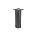 Furniture leg DN-795 H-150 P2 Shiny black painted