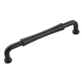 Furniture handle UM-560 L-128 P2 Shiny black painted