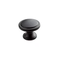 Furniture knob GM-350 P2 Shiny black painted