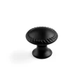 Furniture knob GM-280 P2 Shiny black painted