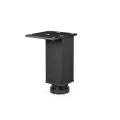 Furniture leg DN-760 H-150 alu. A12 (P2 Shiny black painted)
