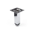 Furniture leg DN-738 P H-100 G2 chrome plated square