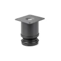 Furniture leg DN-795 H-60 P2 Shiny black painted