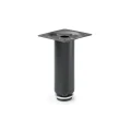 Furniture leg DN-737 P H-150 P2 Shiny black painted
