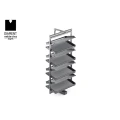 WB-671 x8 P35 Rotating shoes rack (8 shelves)
