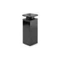Nóżka mebl.DN-027 H-100 A12/T2 czarny mat/czarny