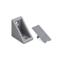Kątownik plastikowy podwójny KN-386 popiel ciemny T23 (05) (1p-100szt)