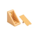 Kątownik plastikowy podwójny KN-386 olcha T6 (10) (1p-100szt)