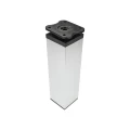 Nóżka mebl.DN-027 H-150 A7/P2 alu.drapane/czarny
