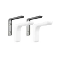 Wspornik półki z maskownicą KN-377 L-120 T1 biała (BIANCO)