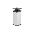 Furniture leg DN-027 H-100 A6/T2 aluminium/Black