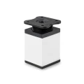 Nóżka mebl.DN-027 H-080 P1/T2 biały/czarny