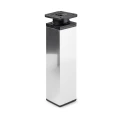 Nóżka mebl.DN-027 H-250 A2/T2 chrom/czarny